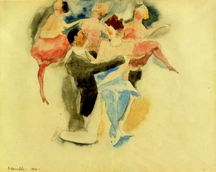Vaudeville, 1916 (wc e lápis no papel)